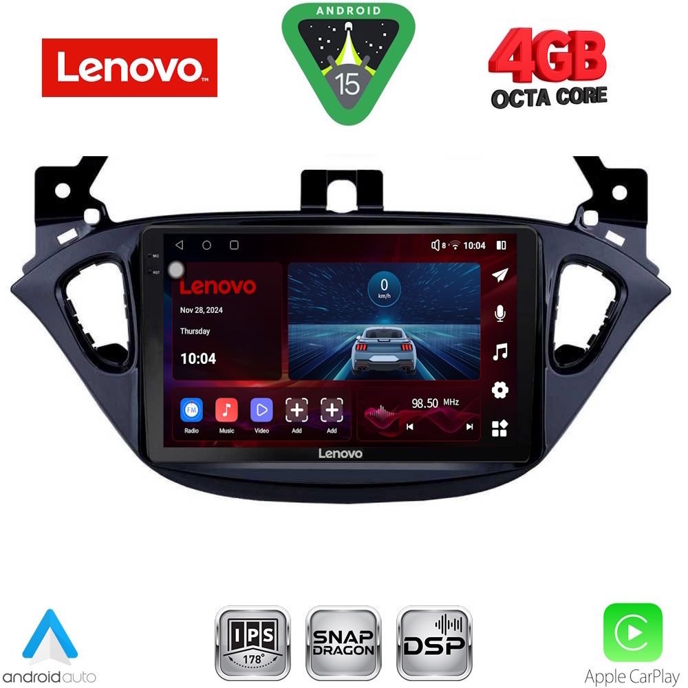 Βλησαρούλης Car Center - LENOVO SSV 9486_CPA (9inc) MULTIMEDIA TABLET for OPEL ADAM - CORSA E mod. 2014-2021