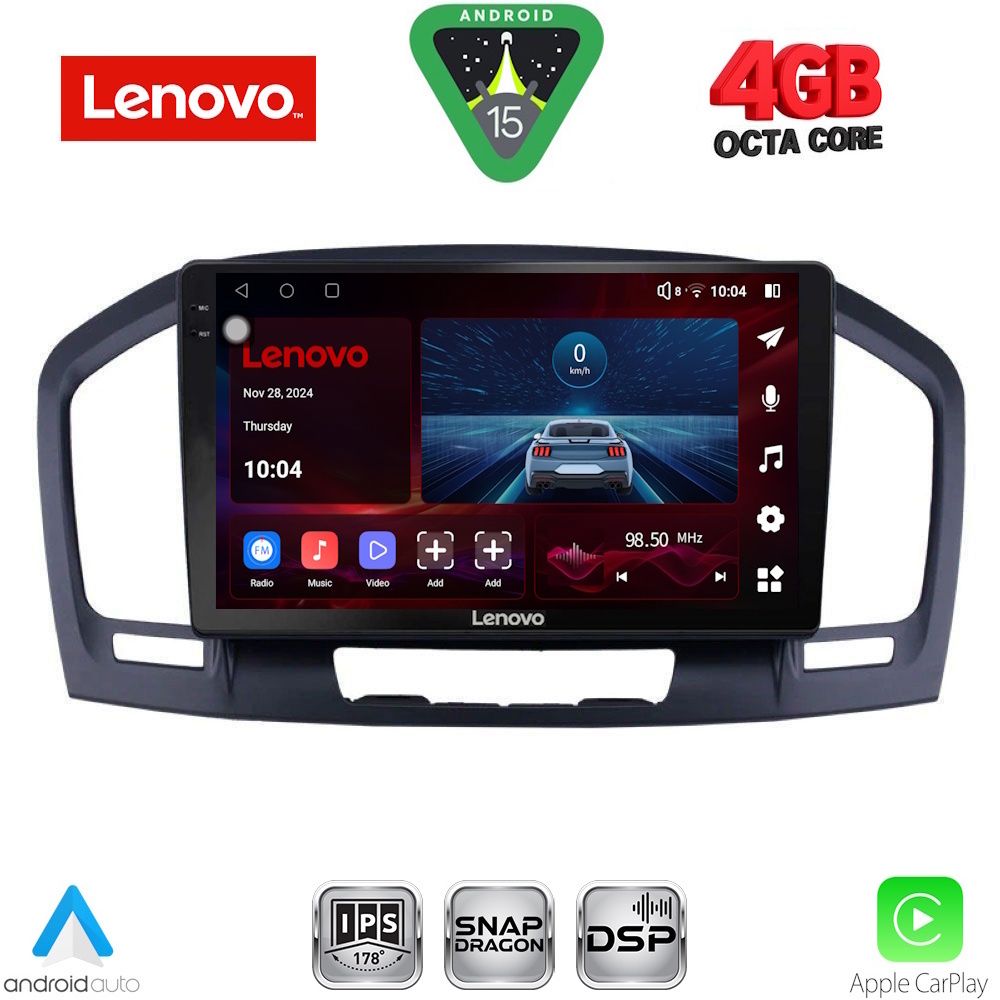 Βλησαρούλης Car Center - LENOVO SSV 9491BL_CPA (9inc) MULTIMEDIA TABLET for OPEL INSIGNIA  mod.2008-2013 (BLACK)