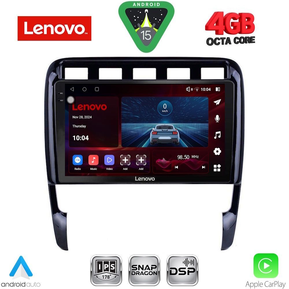 Βλησαρούλης Car Center - LENOVO SSV 9535_CPA (9inc) MULTIMEDIA TABLET for PORSCHE CAYENNE mod. 2002-2011
