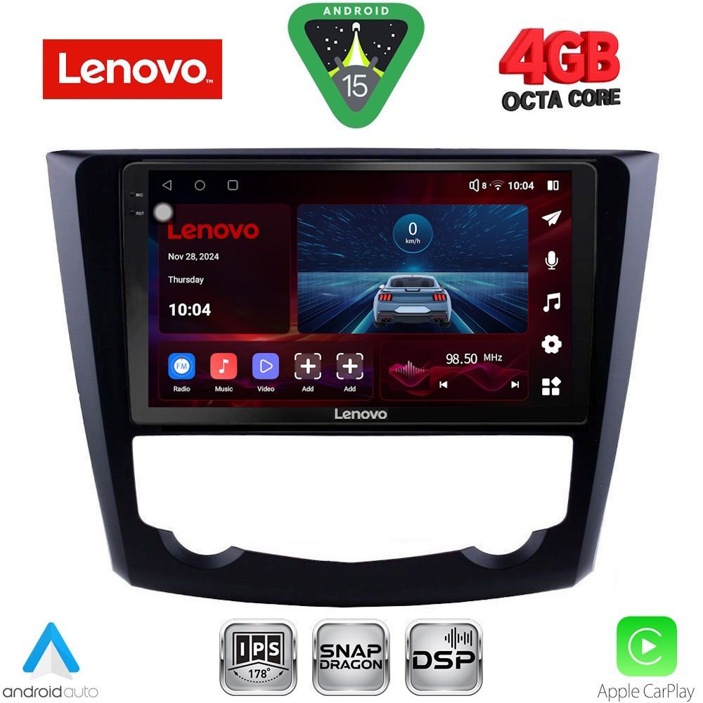 Βλησαρούλης Car Center - LENOVO SSV 9549_CPA (9inc) MULTIMEDIA TABLET for RENAULT KADJAR mod. 2015>