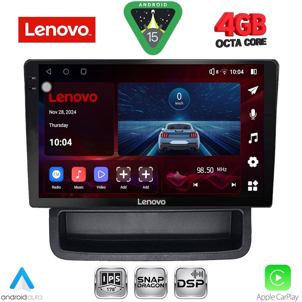 Βλησαρούλης Car Center - LENOVO SSV 9559_CPA (10inc) MULTIMEDIA TABLET for OPEL VIVARO – RENAULT TRAFIC - NISSAN PRIMASTAR mod. 2004-2015