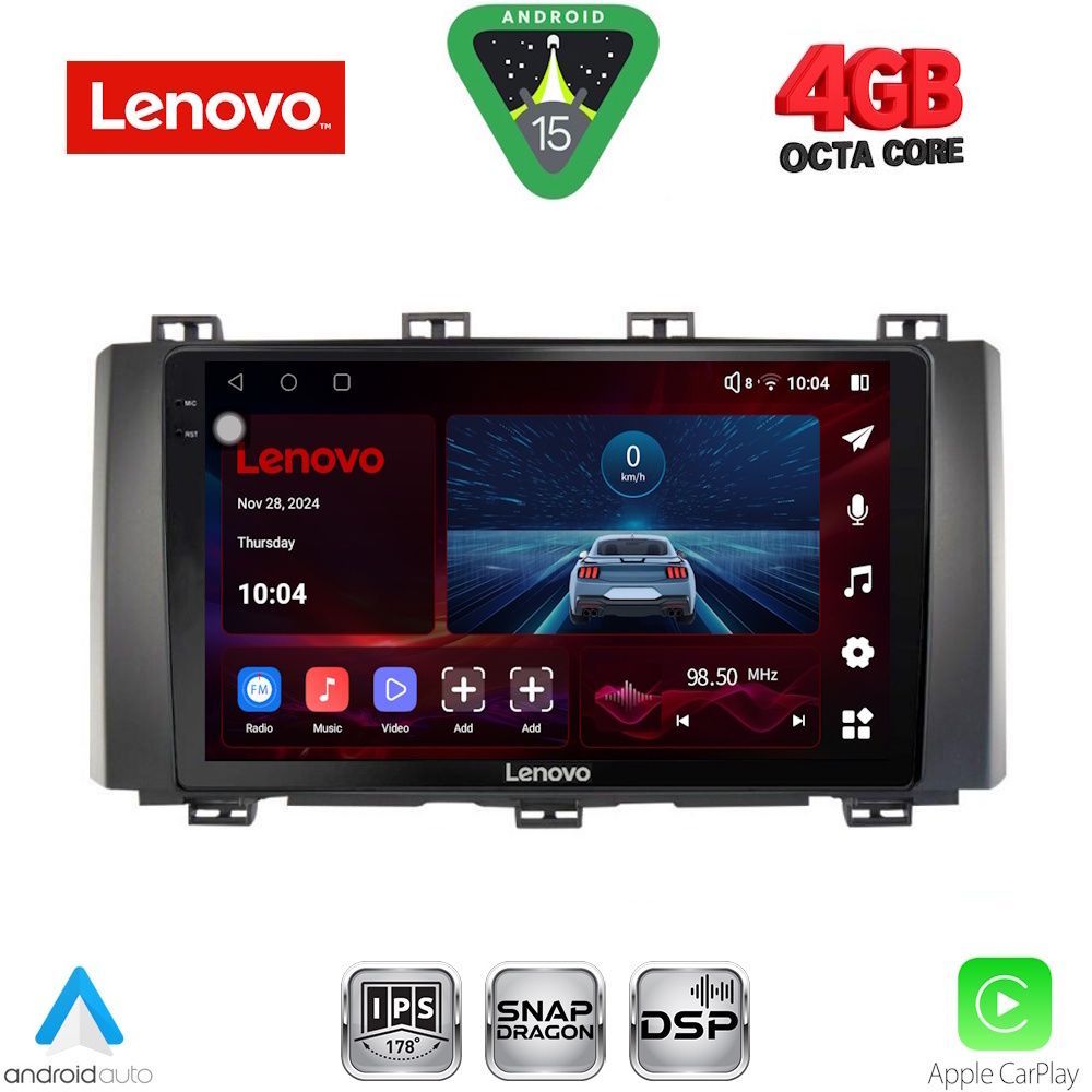 Βλησαρούλης Car Center - LENOVO SSV 9568_CPA (9inc) MULTIMEDIA TABLET for SEAT ATECA mod. 2017>