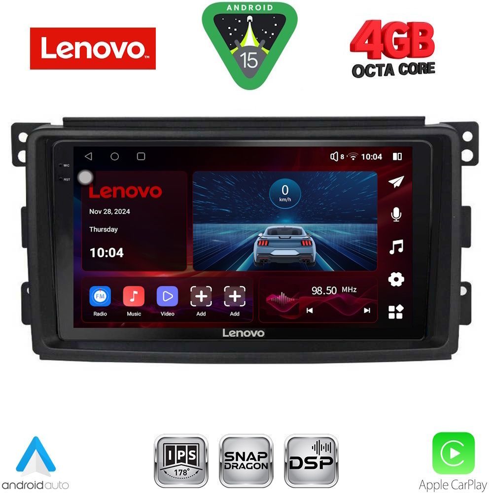 Βλησαρούλης Car Center - LENOVO SSV 9621_CPA (9inc) MULTIMEDIA TABLET for SMART mod. 2007-2010