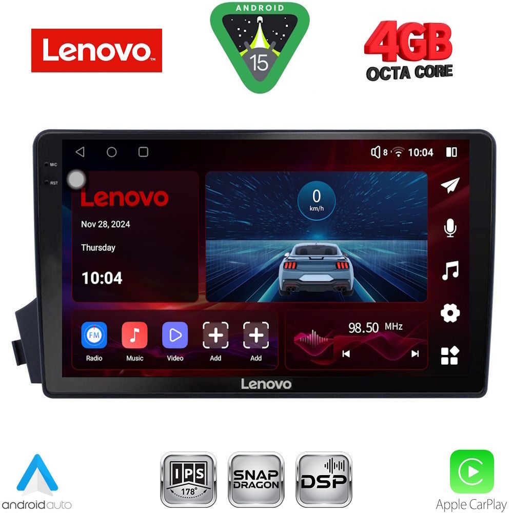 Βλησαρούλης Car Center - LENOVO SSV 9650_CPA (9inc) MULTIMEDIA TABLET for SSANGYANG ACTYON - KYRON mod. 2006-2015