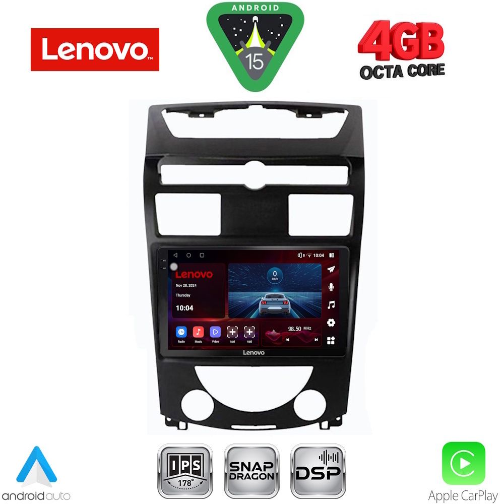 Βλησαρούλης Car Center - LENOVO SSV 9657_CPA (10inc) MULTIMEDIA TABLET for SSANGYANG REXTON mod. 2006-2015