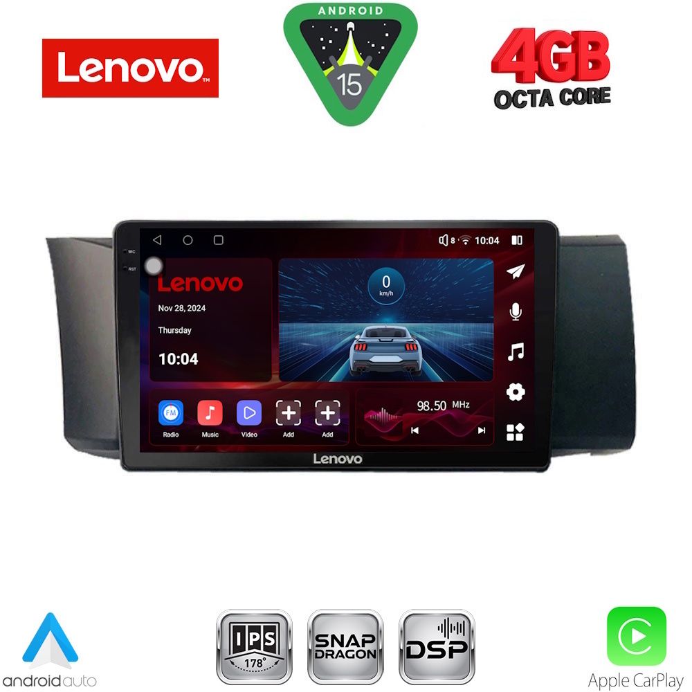 Βλησαρούλης Car Center - LENOVO SSV 9669_CPA (9inc) MULTIMEDIA TABLET for TOYOTA GT86 - SUBARU BRZ mod. 2012>