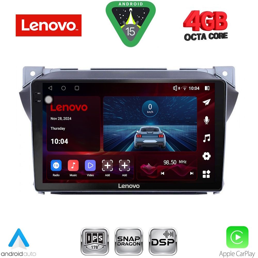 Βλησαρούλης Car Center - LENOVO SSV 9670_CPA (9inc) MULTIMEDIA TABLET for SUZUKI ALTO - NISSAN PIXO 2009>