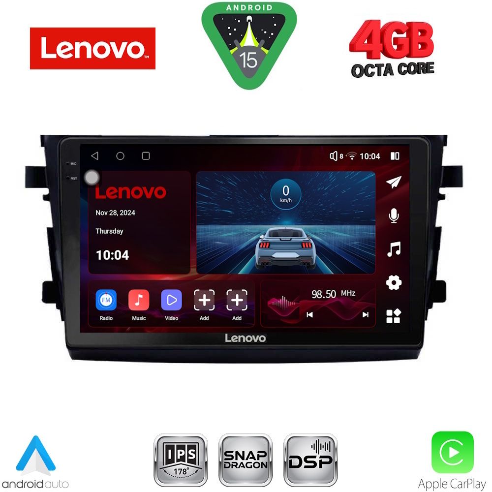 Βλησαρούλης Car Center - LENOVO SSV 9674_CPA (9inc) MULTIMEDIA TABLET for SUZUKI CELERIO mod. 2015>
