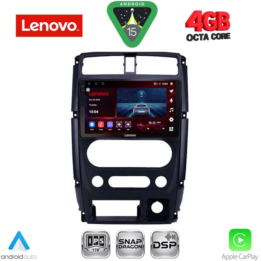 Βλησαρούλης Car Center - LENOVO SSV 9678_CPA (9inc) MULTIMEDIA TABLET for SUZUKI JIMNY mod. 2007-2017