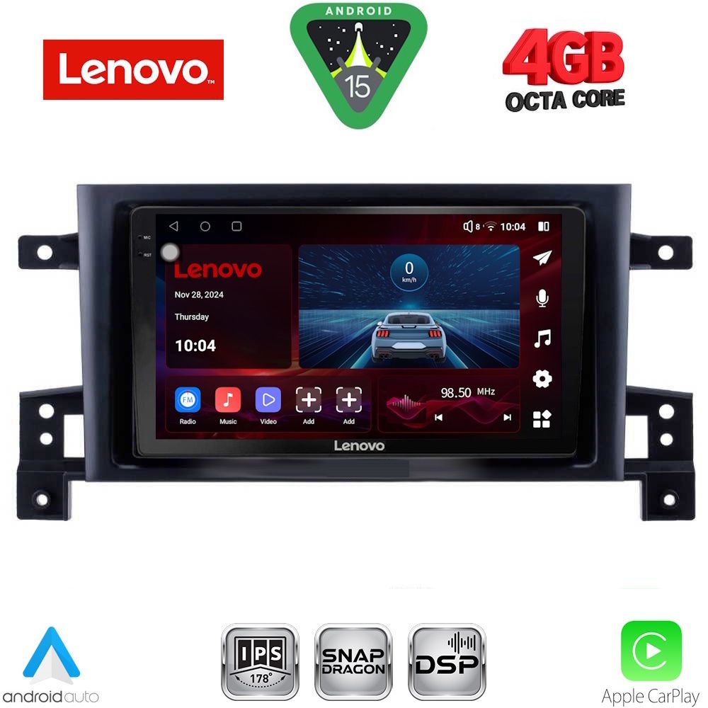 Βλησαρούλης Car Center - LENOVO SSV 9696_CPA (9inc) MULTIMEDIA TABLET for SUZUKI GRAND VITARA mod. 2005-2015