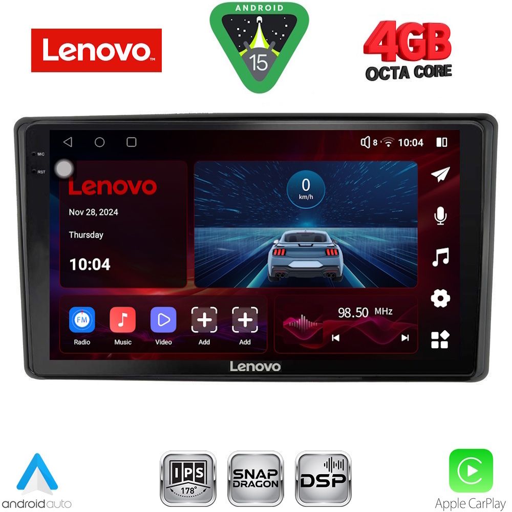 Βλησαρούλης Car Center - LENOVO SSV 9701_CPA (10inc) MULTIMEDIA TABLET for TOYOTA RAIZE mod. 2020-2026