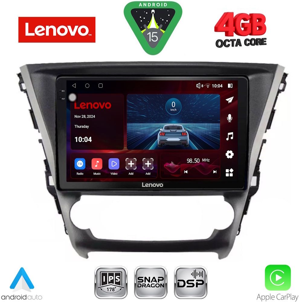 Βλησαρούλης Car Center - LENOVO SSV 9706_CPA (10inc) MULTIMEDIA TABLET for TOYOTA AVENSIS mod. 2016-2019