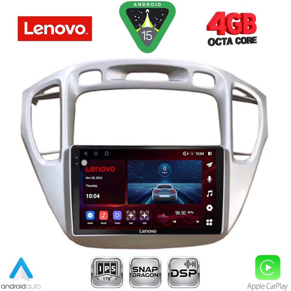 Βλησαρούλης Car Center - LENOVO SSV 9718_CPA (9inc) MULTIMEDIA TABLET for TOYOTA HIGHLANDER mod. 2002-2009