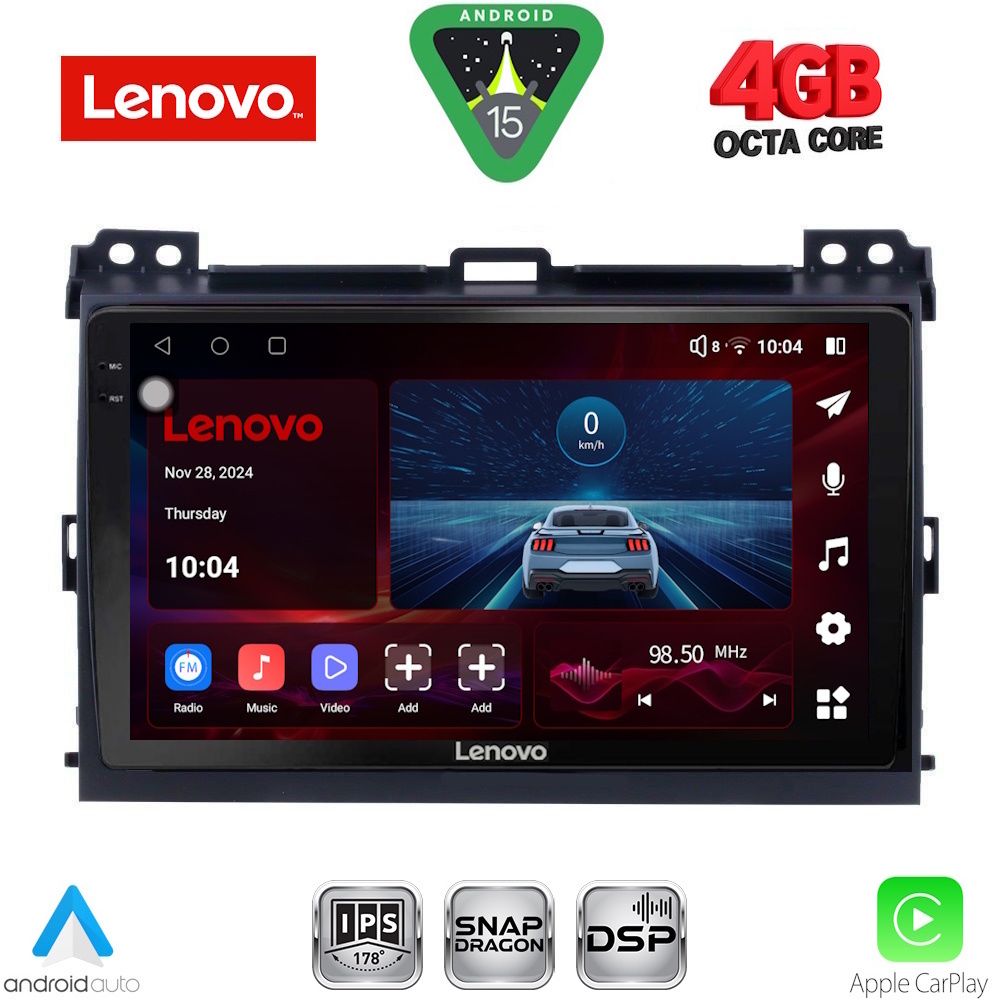 Βλησαρούλης Car Center - LENOVO SSV 9723_CPA (9inc) MULTIMEDIA TABLET for TOYOTA LANDCRUISER mod. 2002-2008