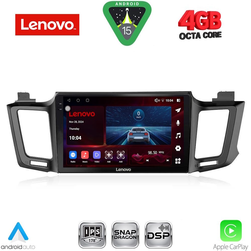 Βλησαρούλης Car Center - LENOVO SSV 9733_CPA (10inc) MULTIMEDIA TABLET for TOYOTA RAV 4 mod. 2013-2019