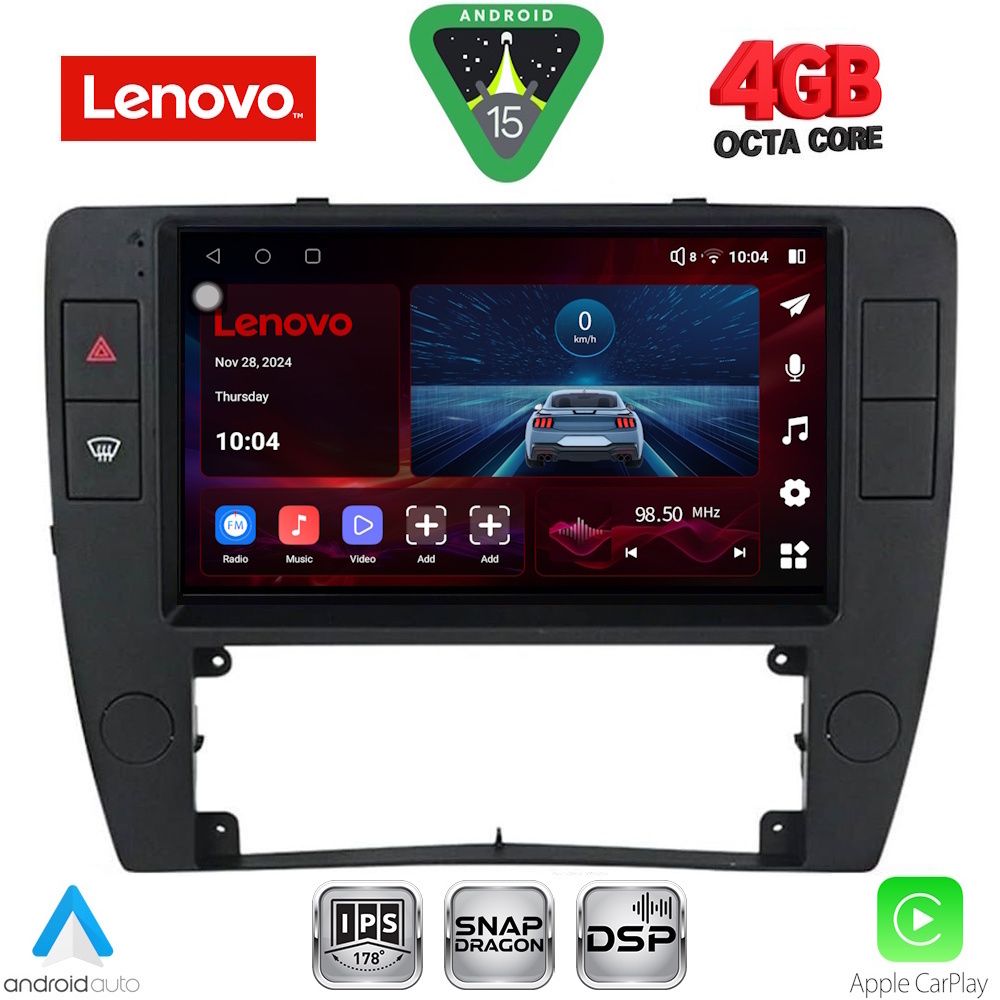 Βλησαρούλης Car Center - LENOVO SSV 9749_CPA  (9inc) MULTIMEDIA TABLET for VW PASSAT mod. 2000-2005