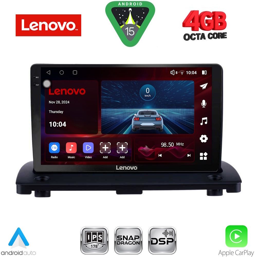 Βλησαρούλης Car Center - LENOVO SSV 9789_CPA (9inc) MULTIMEDIA TABLET for VOLVO XC90 mod. 2002-2014