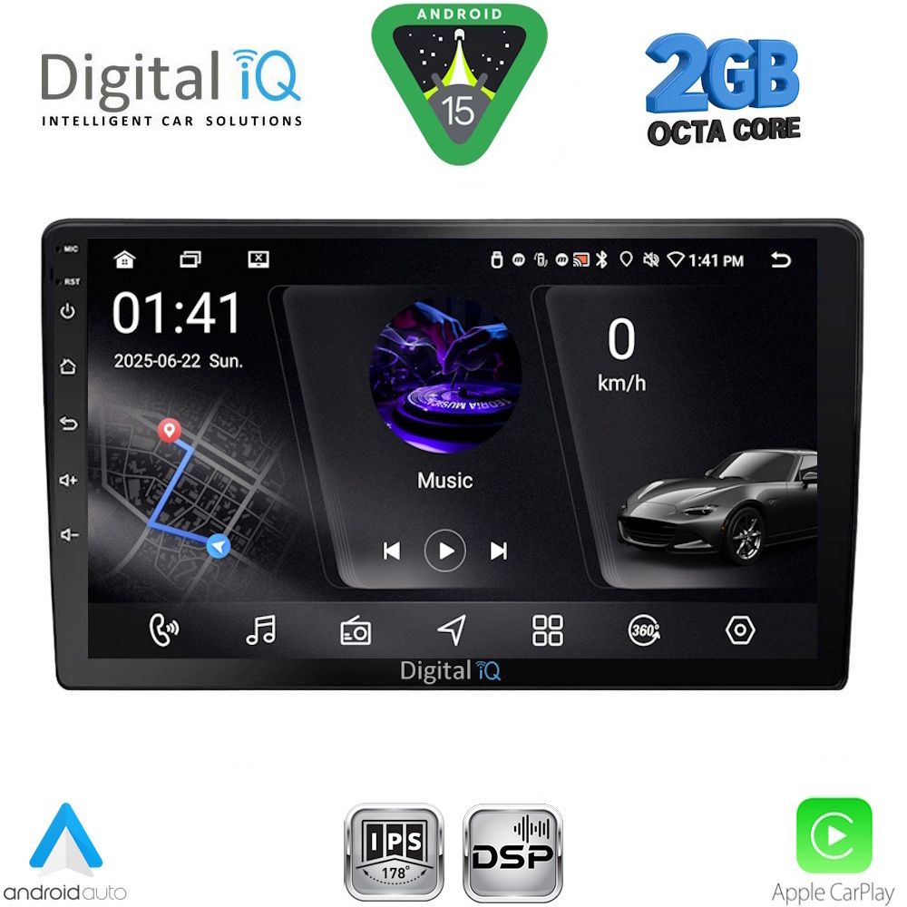 Βλησαρούλης Car Center - DIGITAL IQ RSF 4909_CPA (9" SLIM) MULTIMEDIA TABLET