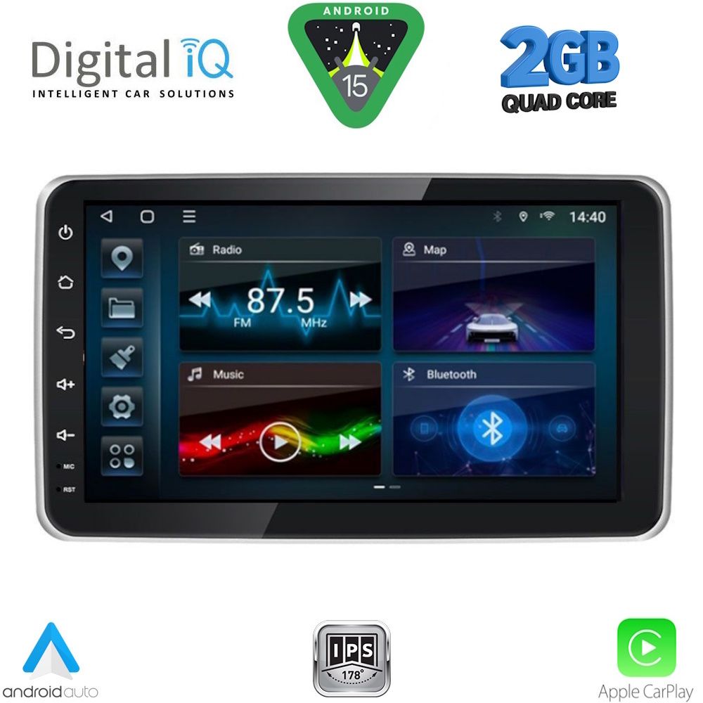 Βλησαρούλης Car Center - DIGITAL IQ BLD 1935_CPA (9″ 1DIN) MULTIMEDIA TABLET