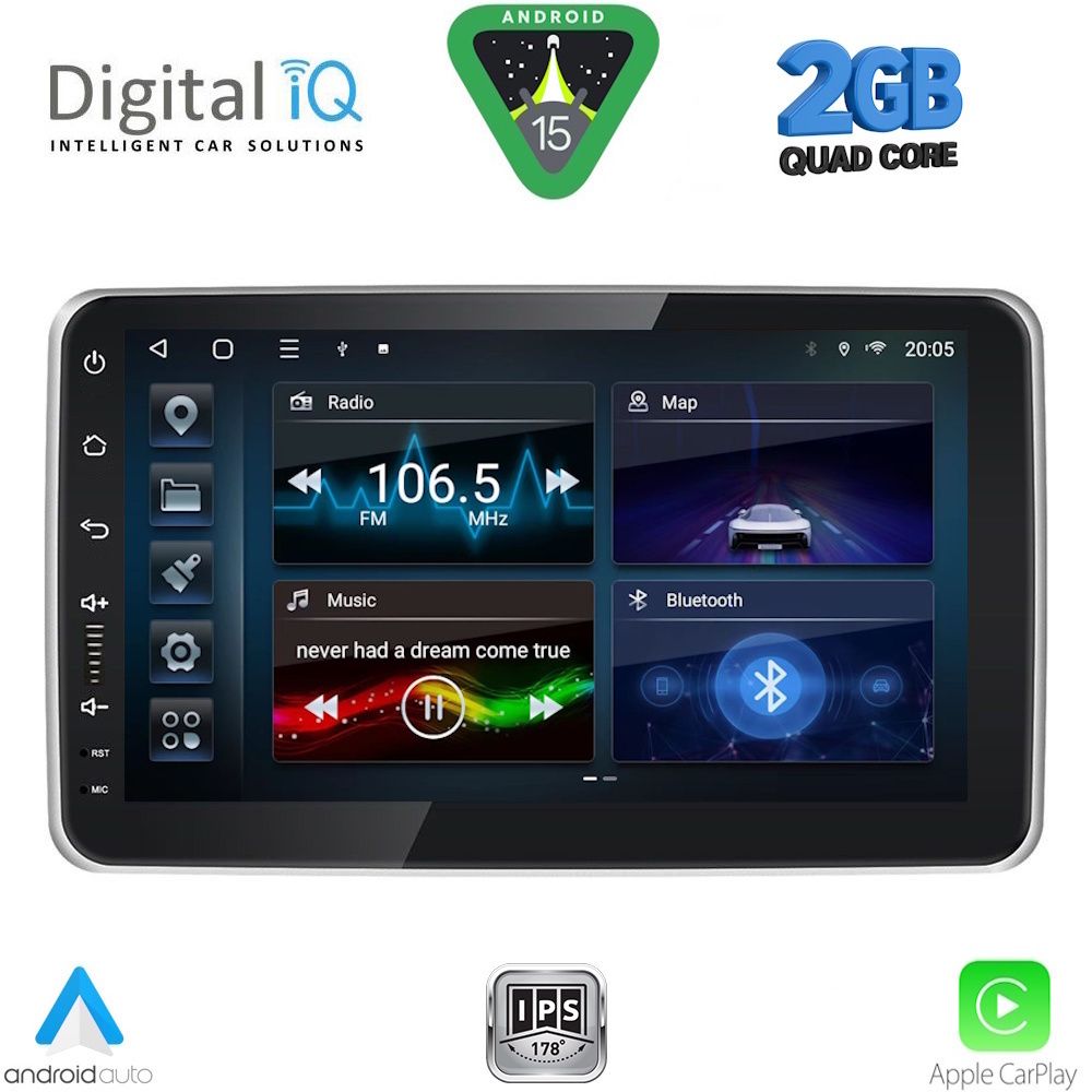 Βλησαρούλης Car Center - DIGITAL IQ BLD 1935_CPA (9″ 1DIN) MULTIMEDIA TABLET