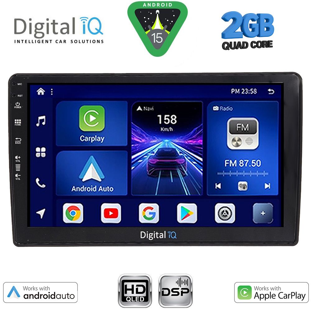 Βλησαρούλης Car Center - DIGITAL IQ BXC 3005_CPAA (9inc) MULTIMEDIA TABLET for AUDI A4 mod. 2008-2015