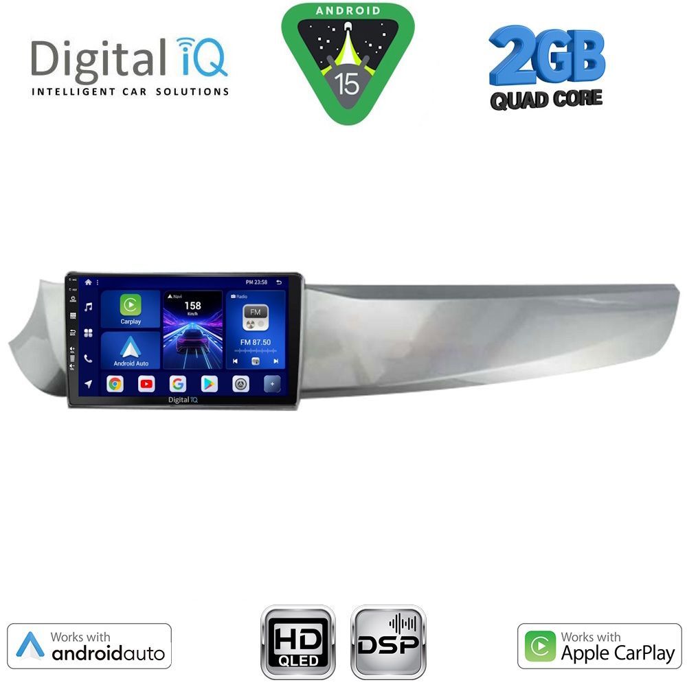 Βλησαρούλης Car Center - DIGITAL IQ BXC 3025_CPAA (9inc) MULTIMEDIA TABLET for ALFA ROMEO GIULIETTA mod. 2010-2014