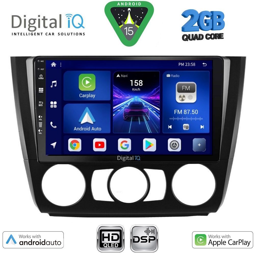 Βλησαρούλης Car Center - DIGITAL IQ BXC 3040_CPAA A/C (9inc) MULTIMEDIA TABLET for BMW S.1 E81-82-87-88 mod. 2004-2013