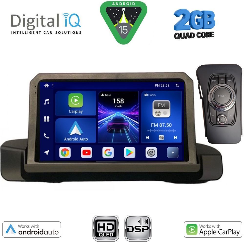 Βλησαρούλης Car Center - DIGITAL IQ BXC 3044_CPAA (9inc) MULTIMEDIA TABLET for BMW S.3 (E90-91-92) mod. 2005-2012