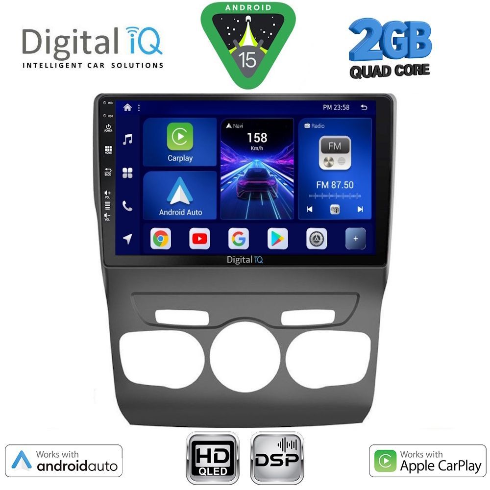 Βλησαρούλης Car Center - DIGITAL IQ BXC 3085_CPAA (10inc) MULTIMEDIA TABLET for CITROEN C4 -DS4 mod. 2011-2018