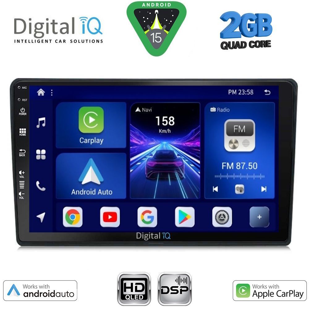 Βλησαρούλης Car Center - DIGITAL IQ BXC 3086_CPAA (10inc) MULTIMEDIA TABLET for CITROEN C4 - DS4 mod. 2018-2025