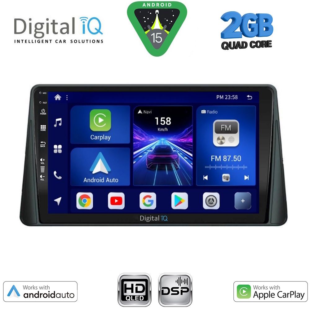 Βλησαρούλης Car Center - DIGITAL IQ BXC 3158_CPAA (9inc) MULTIMEDIA TABLET for FORD FOCUS mod. 2019-2025