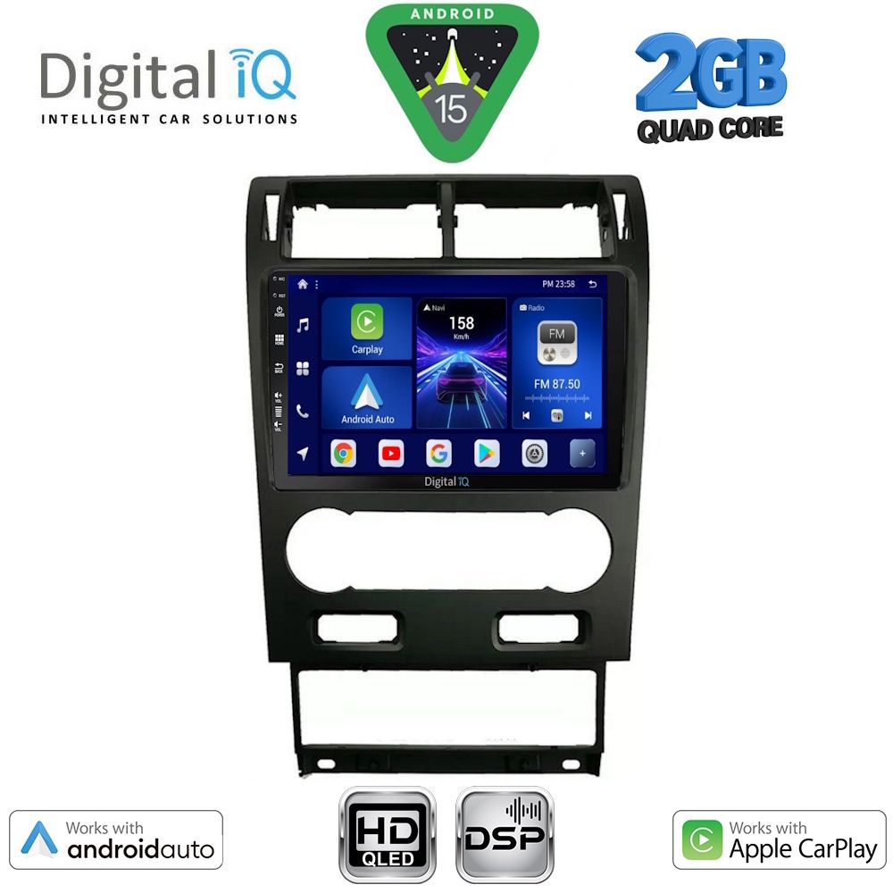 Βλησαρούλης Car Center - DIGITAL IQ BXC 3161A_CPAA (9inc) MULTIMEDIA TABLET for FORD MONDEO mod. 2003-2006