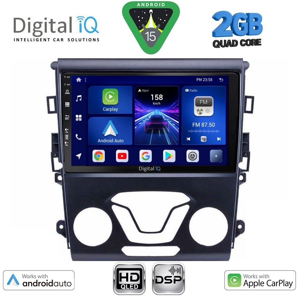 Βλησαρούλης Car Center - DIGITAL IQ BXC 3164_CPAA A/C (9inc) MULTIMEDIA TABLET for FORD MONDEO mod. 2014-2023