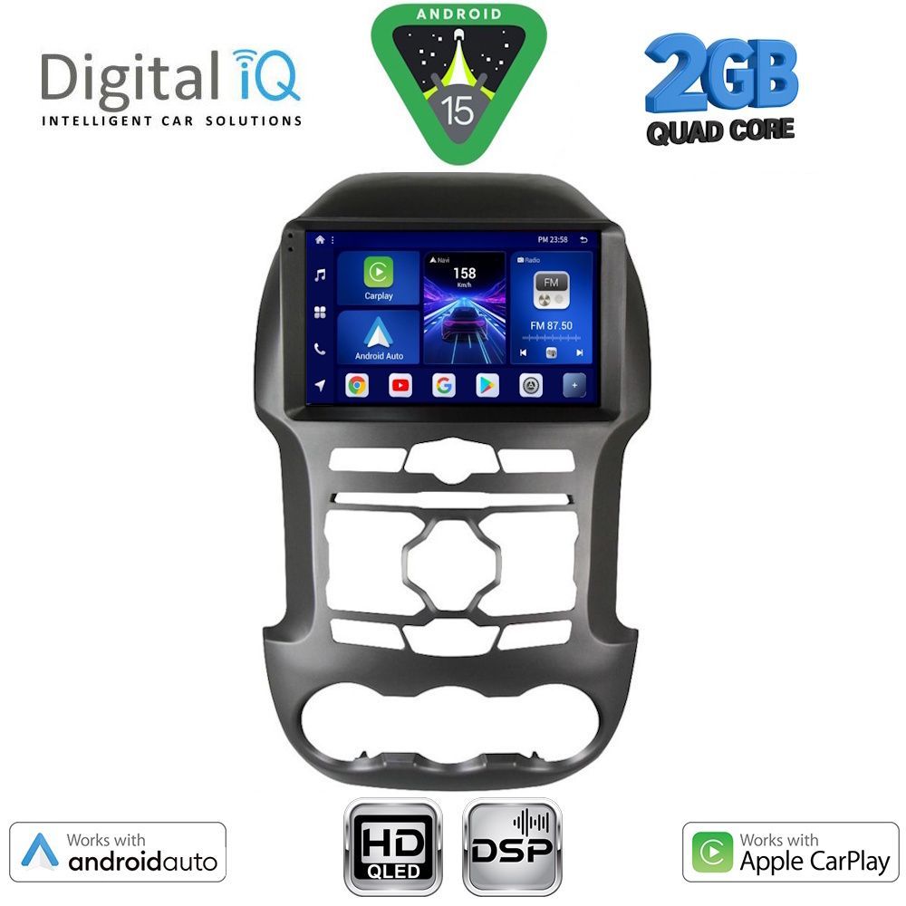 Βλησαρούλης Car Center - DIGITAL IQ BXC 3171S_CPAA (9inc) MULTIMEDIA TABLET for FORD RANGER mod. 2011-2015