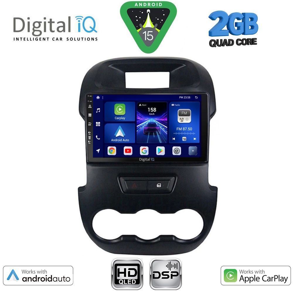 Βλησαρούλης Car Center - DIGITAL IQ BXC 3171_CPAA (9inc) MULTIMEDIA TABLET for FORD RANGER mod. 2011-2015