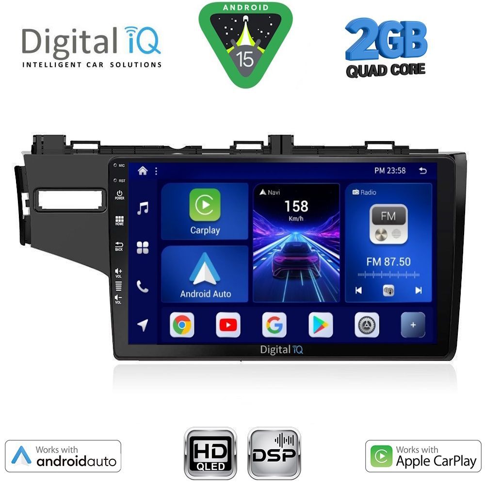 Βλησαρούλης Car Center - DIGITAL IQ BXC 3212_CPAA (10inc) MULTIMEDIA TABLET for HONDA JAZZ mod. 2013-2019