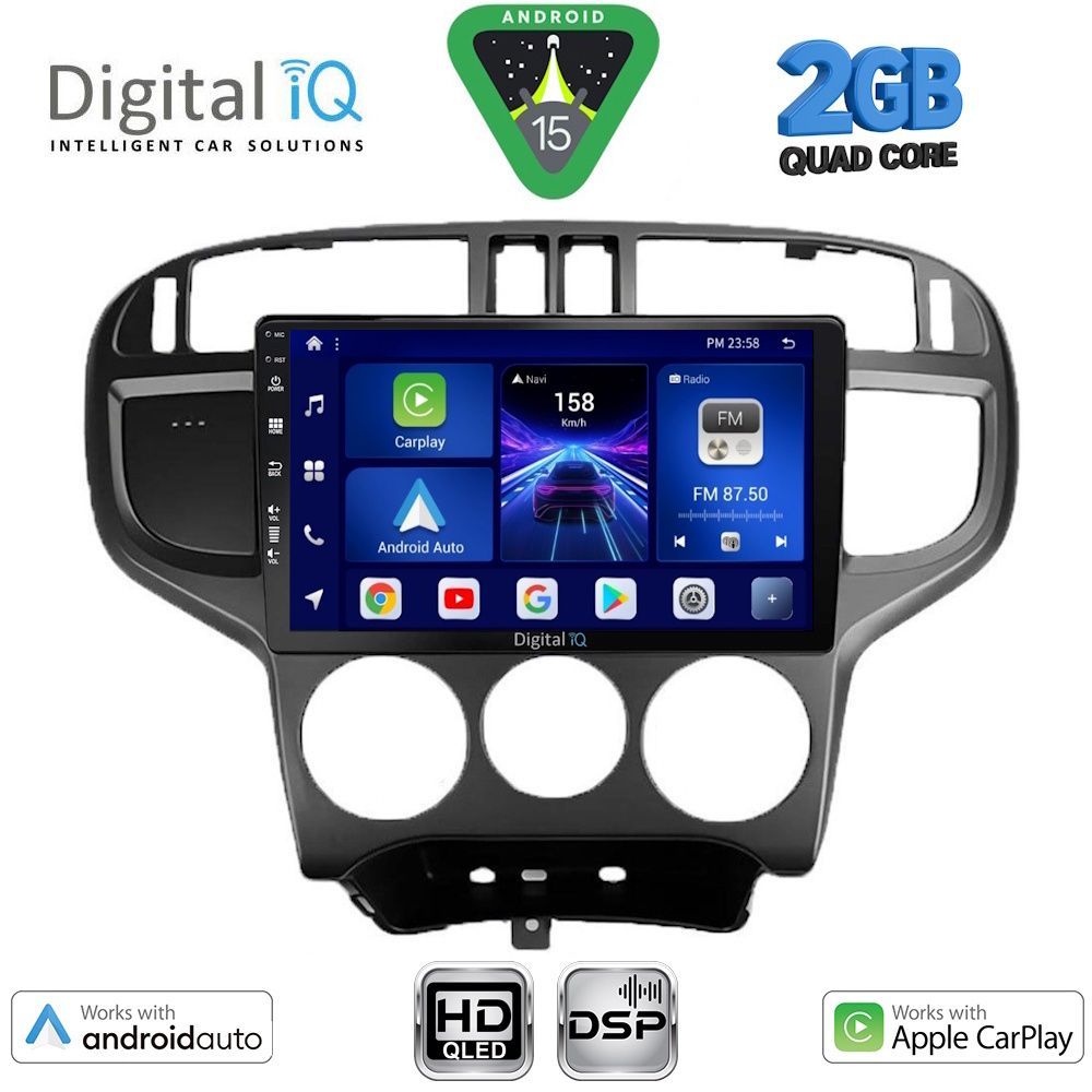 Βλησαρούλης Car Center - DIGITAL IQ BXC 3240_CPAA (9inc) MULTIMEDIA TABLET for HYUNDAI MATRIX mod. 2001-2010