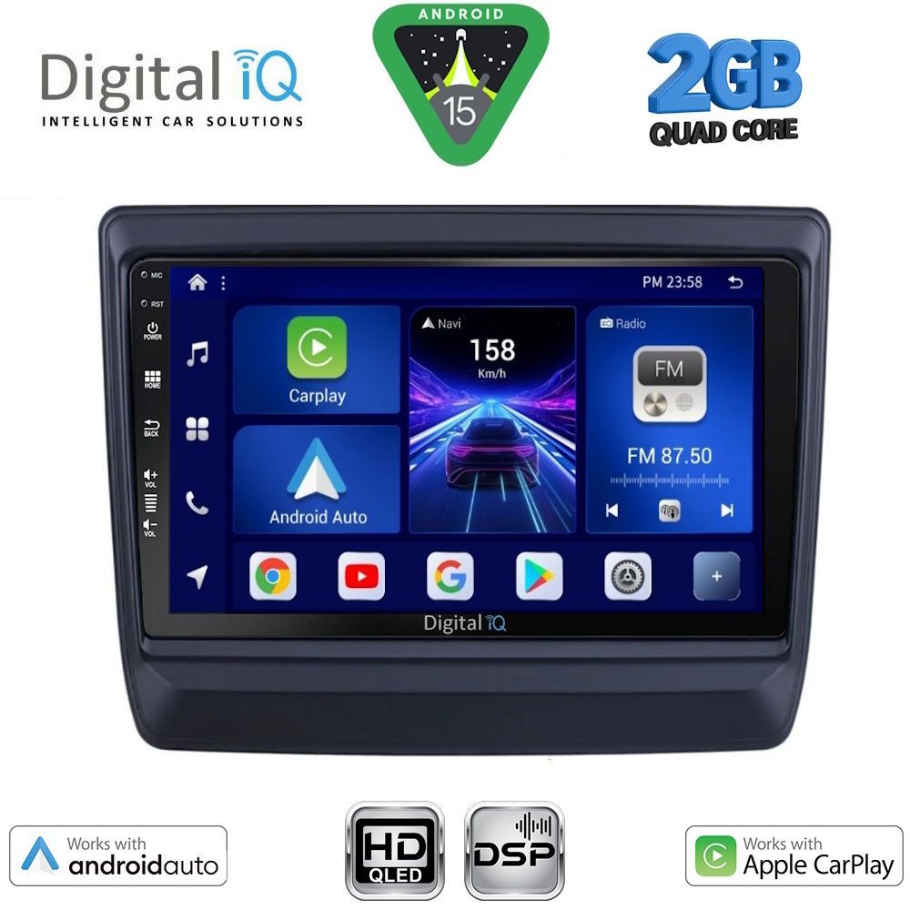 Βλησαρούλης Car Center - DIGITAL IQ BXC 3256_CPAA (9inc) MULTIMEDIA TABLET for ISUZU DMAX mod. 2020-2026