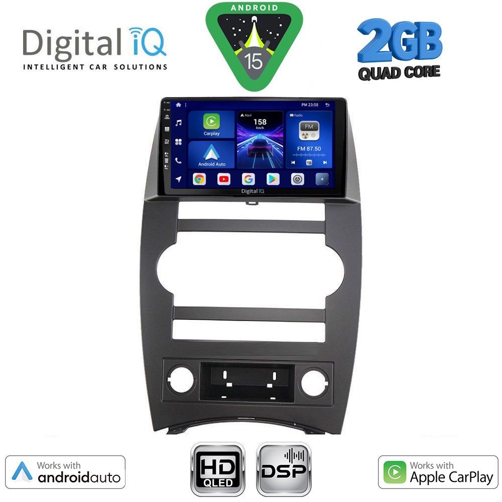 Βλησαρούλης Car Center - DIGITAL IQ BXC 3274_CPAA (9inc) MULTIMEDIA TABLET for JEEP COMMANDER mod. 2007-2009