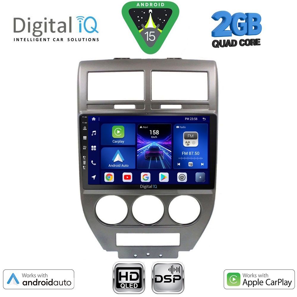 Βλησαρούλης Car Center - DIGITAL IQ BXC 3276_CPAA (10inc) MULTIMEDIA TABLET for JEEP COMPASS - PATRIOT mod. 2007-2016