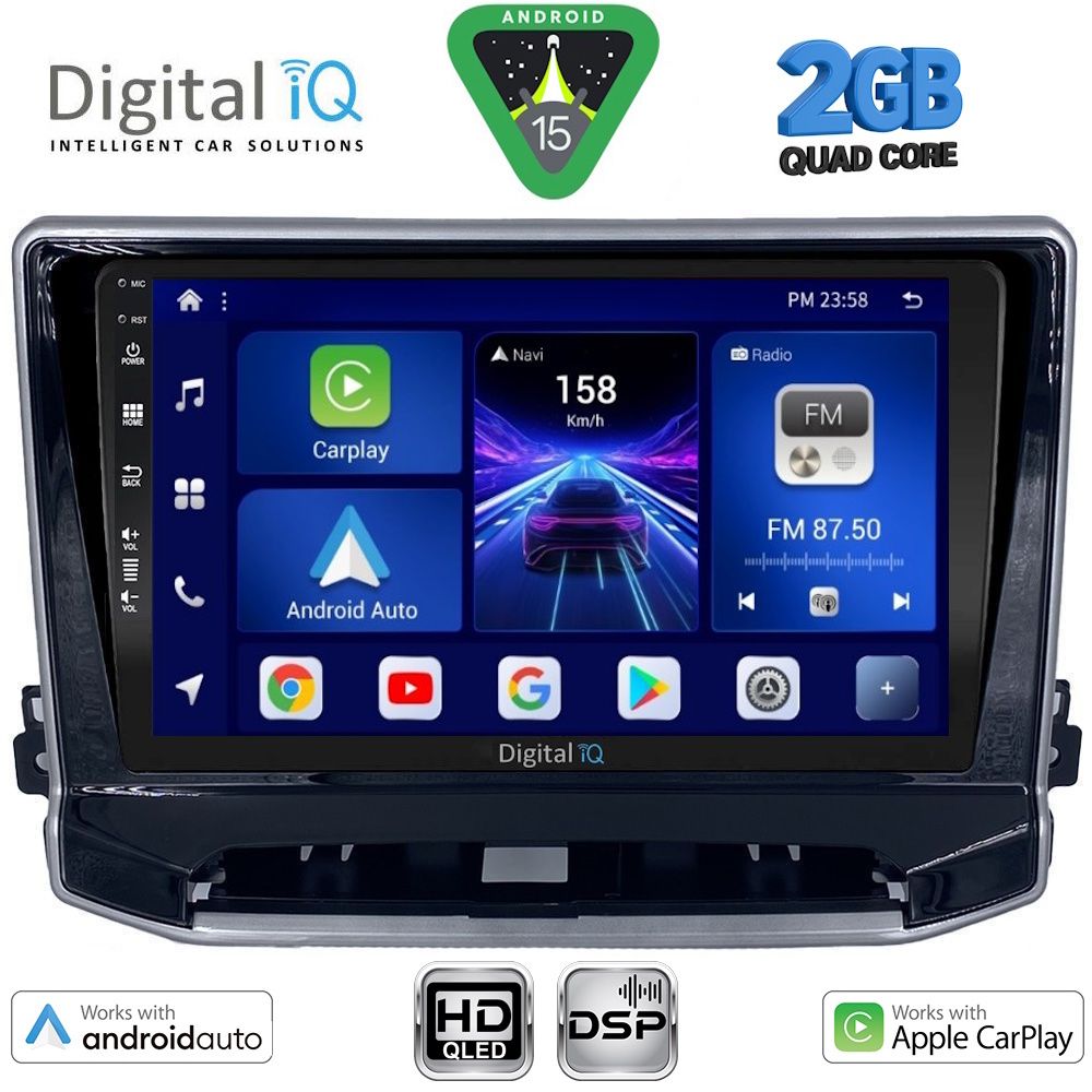 Βλησαρούλης Car Center - DIGITAL IQ BXC 3279_CPAA (10inc) MULTIMEDIA TABLET for JEEP COMPASS mod. 2022-2026
