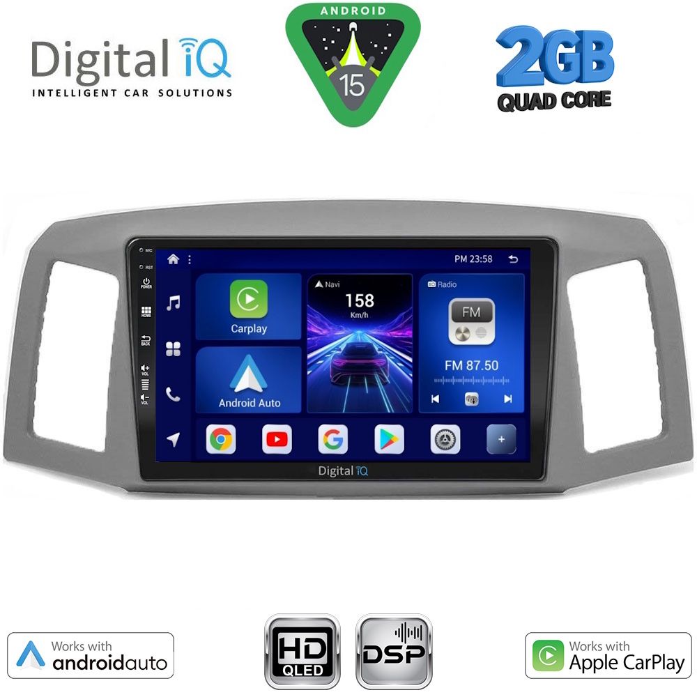 Βλησαρούλης Car Center - DIGITAL IQ BXC 3281_CPAA (10inc) MULTIMEDIA TABLET for JEEP GRAND CHEROKEE mod. 2005-2007