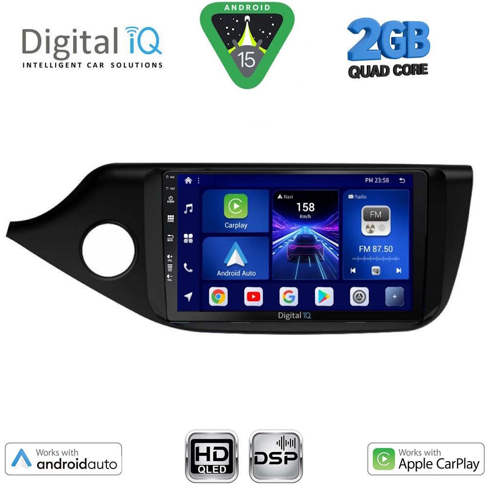 Βλησαρούλης Car Center - DIGITAL IQ BXC 3302_CPAA (9inc) MULTIMEDIA TABLET for KIA CEED mod. 2012-2018