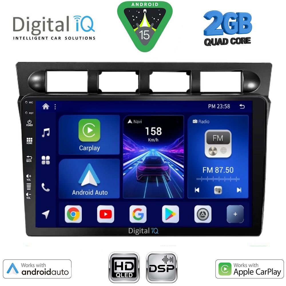 Βλησαρούλης Car Center - DIGITAL IQ BXC 3306_CPAA (9inc) MULTIMEDIA TABLET for KIA PICANTO mod. 2004-2008