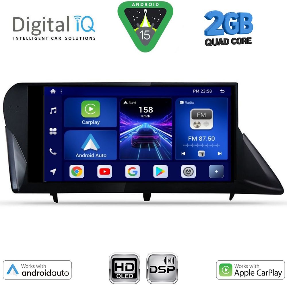 Βλησαρούλης Car Center - DIGITAL IQ BXC 3346_CPAA (9inc) MULTIMEDIA TABLET for LEXUS RX mod. 2009-2014