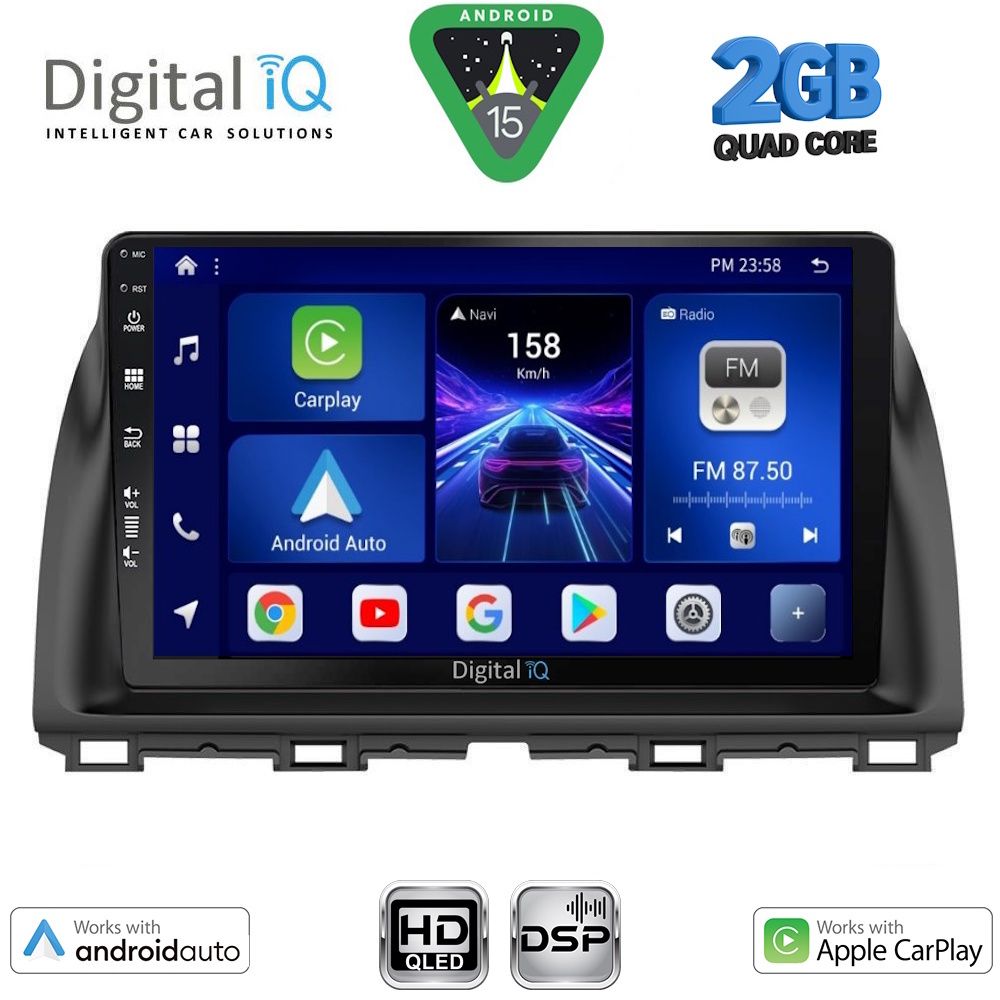 Βλησαρούλης Car Center - DIGITAL IQ BXC 3380_CPAA (10inc) MULTIMEDIA TABLET for MAZDA CX5 mod. 2013-2017
