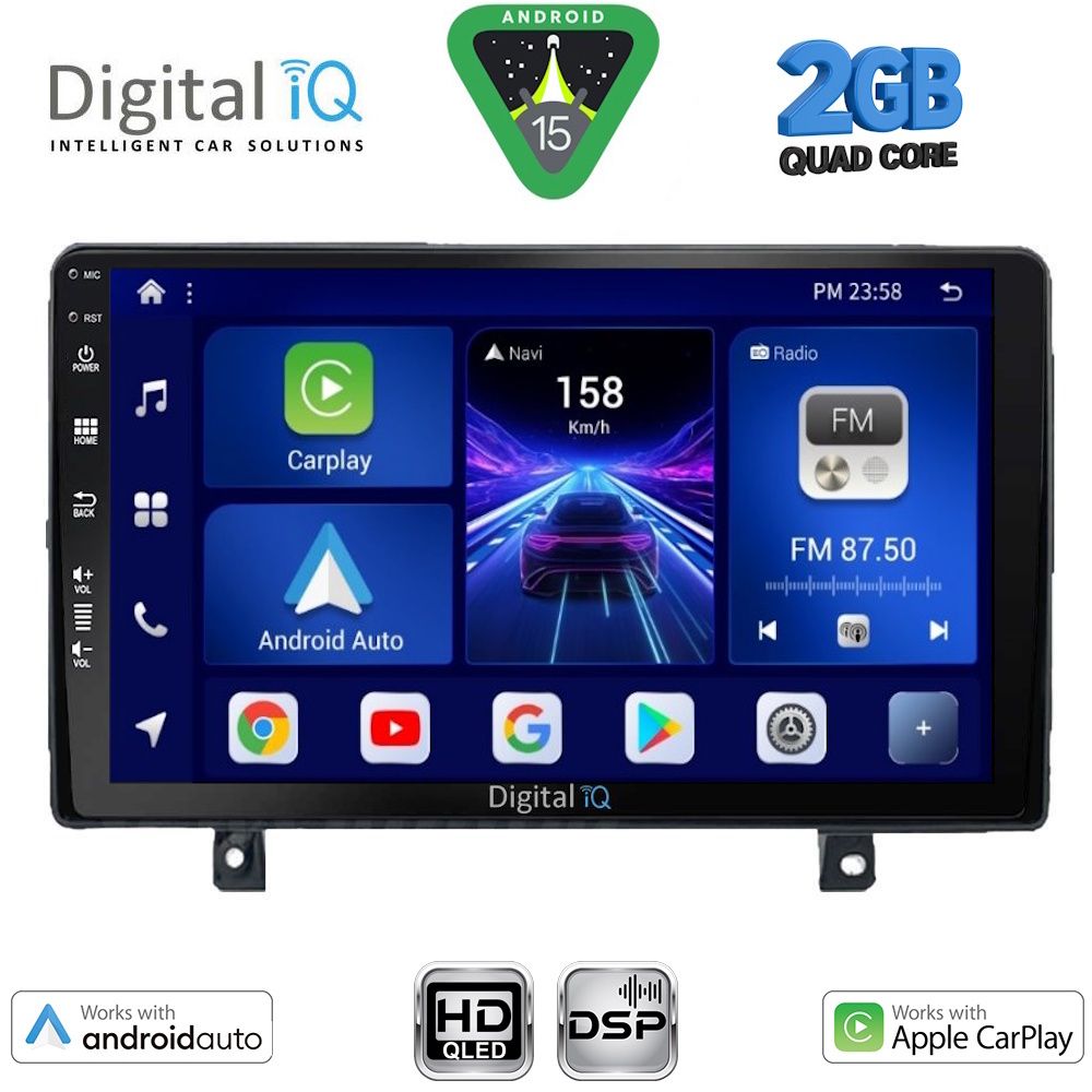 Βλησαρούλης Car Center - DIGITAL IQ BXC 3485_CPAA (9inc) MULTIMEDIA TABLET for OPEL ASTRA H mod. 2004-2010