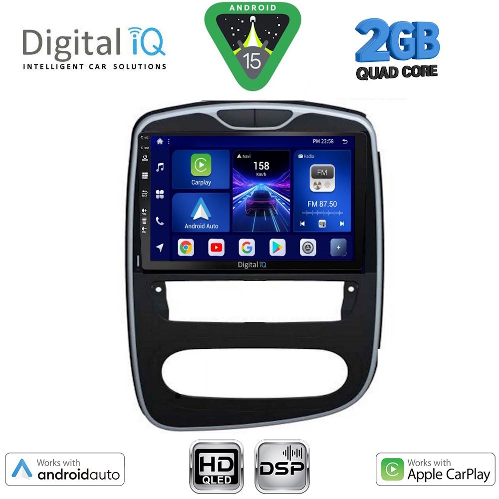 Βλησαρούλης Car Center - DIGITAL IQ BXC 3545_CPAA (10inc) MULTIMEDIA TABLET for RENAULT CLIO mod. 2016-2019