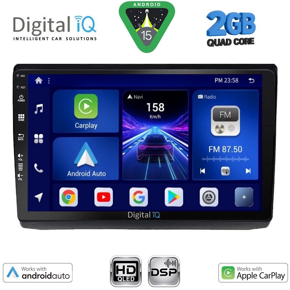 Βλησαρούλης Car Center - DIGITAL IQ BXC 3558_CPAA (10inc) MULTIMEDIA TABLET for OPEL VIVARO – RENAULT TRAFIC - NISSAN PRIMASTAR mod. 2004-2015