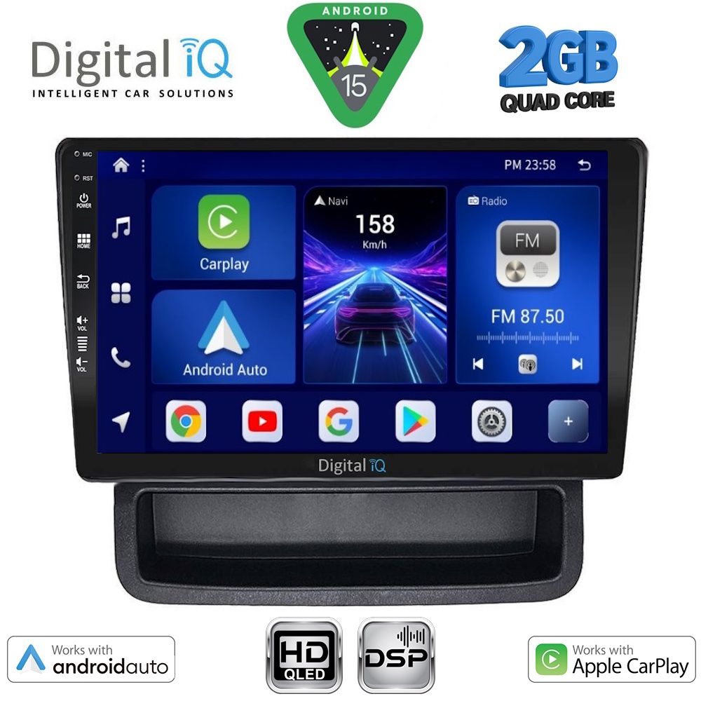Βλησαρούλης Car Center - DIGITAL IQ BXC 3559_CPAA (10inc) MULTIMEDIA TABLET for OPEL VIVARO – RENAULT TRAFIC - NISSAN PRIMASTAR mod. 2004-2015